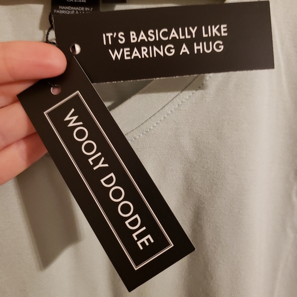 Wooly Doodle Ladies Lounge Vee Tshirt Made in Canada Size XL - Picture 4 of 12